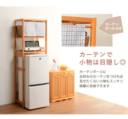 キッチンラック冷蔵庫スリム収納木製棚3段レンジ幅60冷蔵庫ラック可動式薄型ラックレンジ台白おしゃれ奥行40トースターホワイトキッチン台所電子レンジハイタイプ縦長食器棚一人暮らし上置き棚