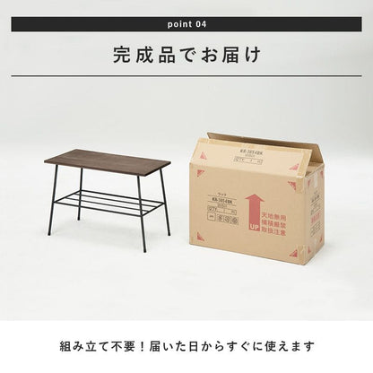 プランタースタンドラック完成品木製室内2段フラワースタンドスリムアイアン花台おしゃれ木玄関プランター台テーブルロータイプスタンドプランター多肉インテリアシンプルウッドサイドテーブル