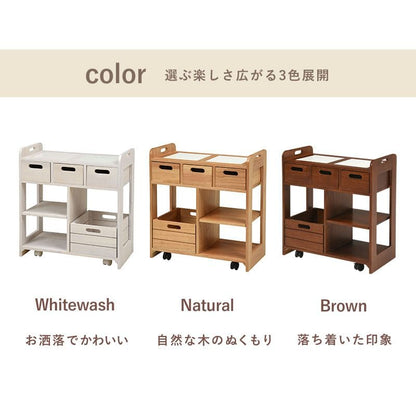 キッチンカウンター完成品ワゴン天板目隠し収納テーブル間仕切りキャスター木製作業台おしゃれ奥行30薄型スリム棚キッチン一人暮らしタイル収納棚キャスター付き机デスク小さめロータイプ食器棚下