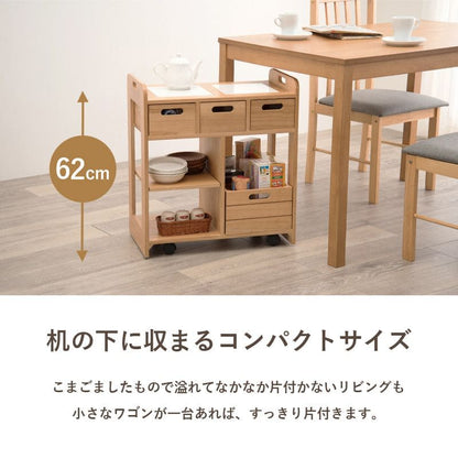 キッチンカウンター完成品ワゴン天板目隠し収納テーブル間仕切りキャスター木製作業台おしゃれ奥行30薄型スリム棚キッチン一人暮らしタイル収納棚キャスター付き机デスク小さめロータイプ食器棚下