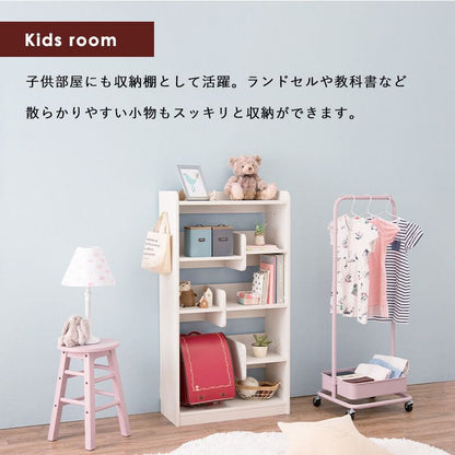 ラック棚スリム5段木製収納薄型奥行30ディスプレイリビングハイタイプ本棚オープンラックおしゃれ棚板可動棚壁面子供部屋プランターシェルフ4段ラック本コンパクト観葉植物大型ブック可動式