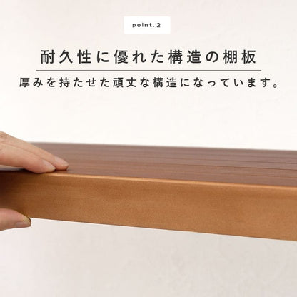 ラック棚スリム4段幅90木製収納薄型奥行30ディスプレイリビングロータイプ本棚オープンラックおしゃれ棚板可動棚壁面子供プランターシェルフ4段ラック本コンパクト観葉植物小型ブック可動式