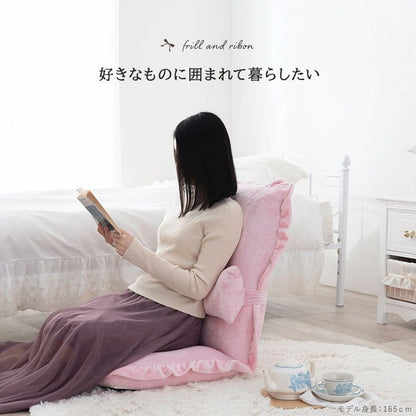 座椅子コンパクト折りたたみハイバックリクライニングふかふかかわいい一人暮らし省スペース子供リビングこたつ軽量おしゃれ1人女子ピンクフロア読書子供部屋1人掛け折り畳みたためる薄型低い