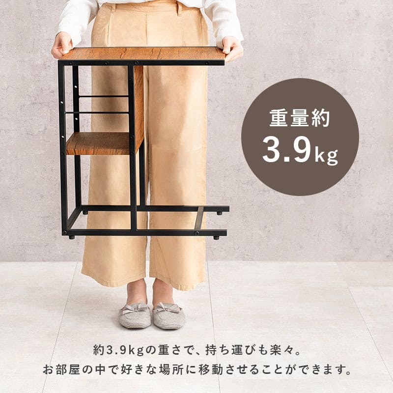 サイドテーブル木製スリムベッド雑誌木目棚幅30小さめ軽量2段小型ソファ本棚コの字おしゃれ玄関収納コンパクト玄関北欧寝室ベッドソファーテーブルウッド薄型ロータイプ低めソファーベット