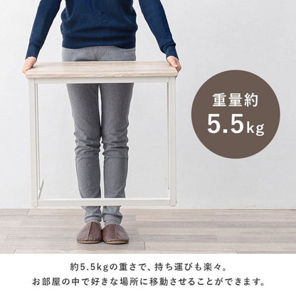 サイドテーブル木製スリムベッドパソコン幅60木目小さめ軽量小型ソファコの字長方形おしゃれ玄関収納コンパクト玄関北欧寝室ベッドソファーテーブルウッド薄型ロータイプ低めソファーベット