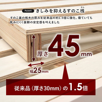 すのこベッドベッドフレーム
