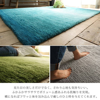 カーペット6畳おしゃれ3畳ラグラグマットシャギー北欧絨毯厚手190×240安い赤ちゃん防音厚めサイズオールシーズン2畳8畳