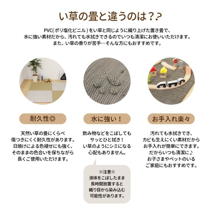 置き畳ユニット畳フローリングポリプロピレン畳防音おしゃれ厚手82cmサイズペット正方形滑り止め敷くだけロータイプ畳ユニットdiy見切りインテリア組み合わせ茶道赤ちゃんずれ防止