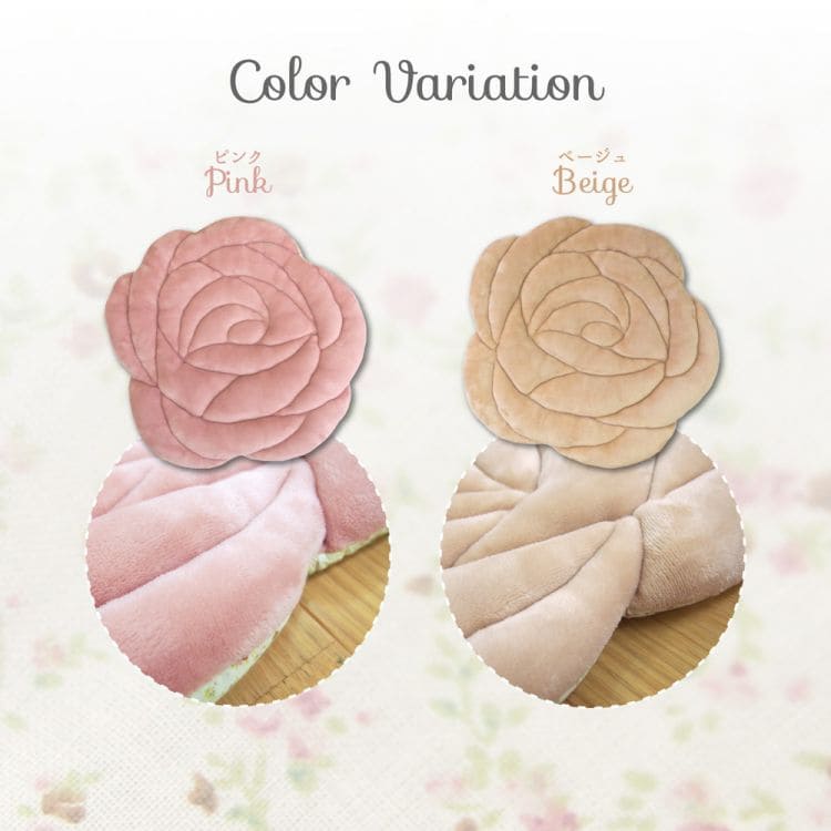 座布団クッション厚手花花型薔薇姫系床置き座る用ウレタンあぐら椅子おしゃれリビングざぶとんへたらない床用一人用大きめ柔らかい客用モダン読書本体厚めかわいい夏冬長時間疲れない
