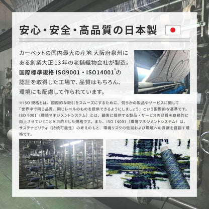 ラグカーペット国産防ダニ3畳夏防臭抗菌洗えるパイル夏用おしゃれ床暖房ホットカーペットラグマット長方形日本製ニット柄洗濯年中夏冬兼用一人暮らしリビングセンターラグ子供韓国風