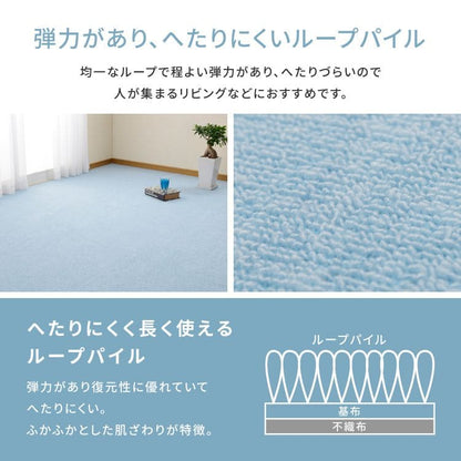 カーペットラグ国産10畳江戸間カット日本製無地冬ペット冬用おしゃれマンション国産ラグマット絨毯床暖房ホットカーペット対応フリーカット長方形敷き詰め抗菌防臭毛足短い年中冬用ラグ冬用カーペットじゅうたん激安安いオールシーズン