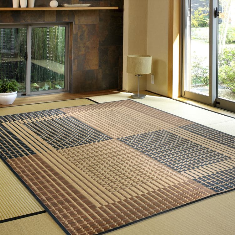 い草ラグカーペットいぐさ3畳国産裏貼りい草カーペットラグ夏用い草日本製和畳おしゃれ抗菌防臭ござ夏長方形床暖房高級滑り止め