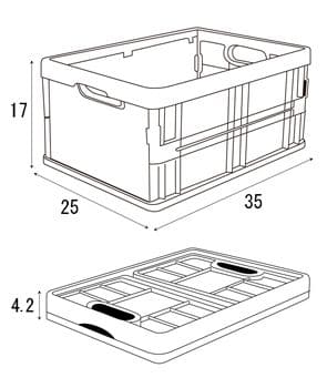 コンテナボックス小型折りたたみ2個セット収納薄型収納ボックススタッキングスリムコンテナおしゃれ重ねる日本製ミッキープラスチック丈夫整理キッチンおもちゃ本かわいい子供ベッド下長方形小さい小
