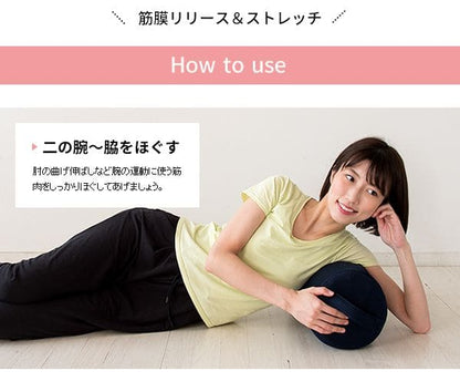 ヨガポールクッションヨガ初心者ソフト柔らかい肩こり腰痛ポール短い背中ストレッチ猫背筋膜ストレッチボルスターカバーショート筋膜リリーススリムウレタン姿勢骨盤ローラー筋膜ローラー