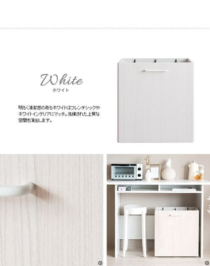 ゴミ箱ダストボックス分別20リットルレジ袋キッチンスリム20l幅50木製縦型キャスター台所机の下おしゃれ木目家具部屋薄型2分別3分別リビング低いワゴン移動式デスク小さめ横型引っ掛け四角