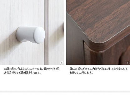 ゴミ箱ダストボックス分別45リットルフタ付きキッチンスリム45l幅50木製大型縦型プッシュ台所おしゃれ木目家具部屋薄型ボード2分別前扉リビング天板家具調低いプッシュ扉蓋つき超スリムロック