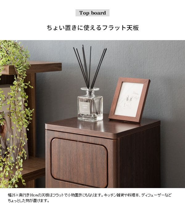 ゴミ箱ダストボックス分別20リットル2段フタ付きキッチンスリム20l幅25木製縦型プッシュ台所おしゃれ木目家具部屋薄型ボード2分別リビング天板家具調低いプッシュ扉蓋つき超スリムロック