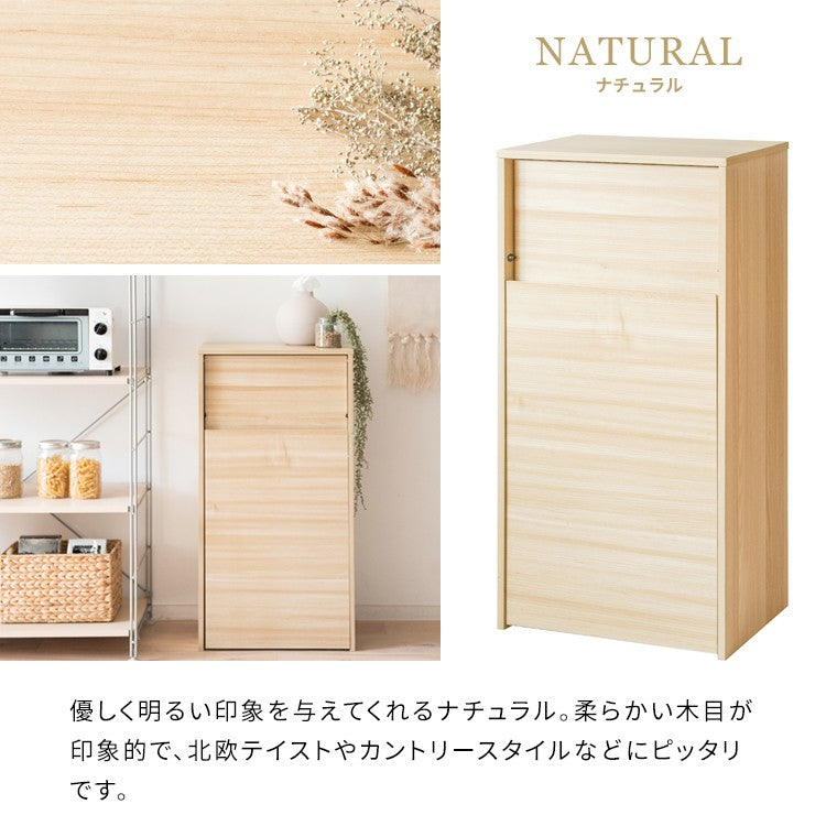 ゴミ箱ダストボックス45リットルフタ付きキッチンスリム45l幅45木製縦型プッシュキャスター台所おしゃれ木目家具部屋薄型ボードリビング天板家具調低いプッシュ扉蓋つきレンジ台ワゴン