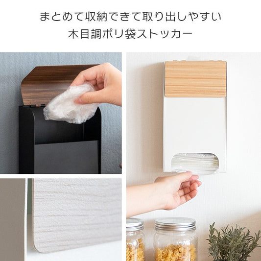 ポリ袋ストッカー整理ボックス