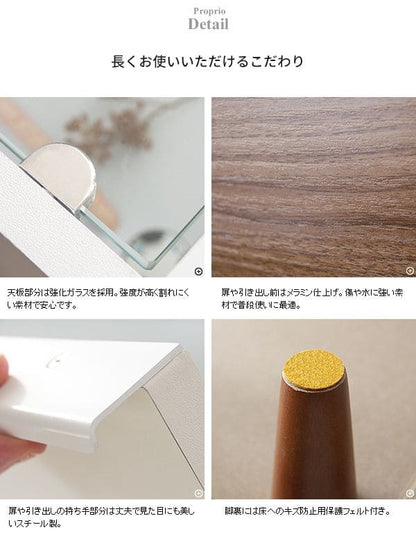 サイドテーブル引き出し白スリム収納木製ガラス棚雑誌脚木目小型ベッド横おしゃれソファテーブル高さ60高級感3段ロータイプブラウンソファーテーブルベッドウッド低いコンパクトソファー用