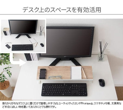 卓上ラック机上ラックオフィス棚アイアン小さめパソコン机上台デスク上おしゃれ収納ラック整理小物収納置き棚文房具収納棚スリムロータイプスタンド木製奥行15デスク机上置き棚上収納ミニdiy台