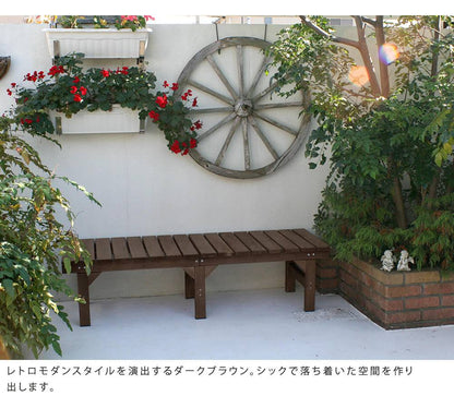 縁台縁側木製デッキ庭ベンチウッドデッキ天然木diyスリムベランダステップ踏み台屋外台ガーデンテラス椅子セット2点おしゃれガーデンベンチステップ台家具簡易和風小さめコンパクト