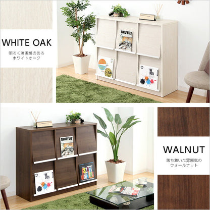 収納家具【DEALS-ディールズ-】フラップ扉6枚タイプ