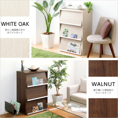 収納家具【DEALS-ディールズ-】フラップ扉3枚タイプ
