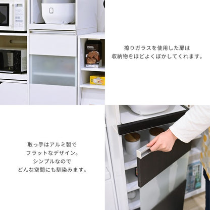 キッチンラックスリムキッチンレンジ台収納隙間レンジラックスライドキャスター付きすきま収納隙間収納40cmレンジボードホワイトダークブラウン