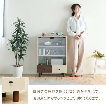 キャビネット引き出し収納幅60奥行30ナチュラルおしゃれ北欧モダン木製組み合わせ収納サイドボードリビングリビング収納家具