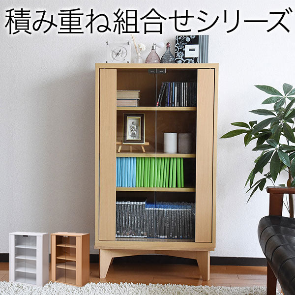 ガラスキャビネット6BOXリビングキャビネット木製キャビネット飾り棚リビング収納本棚にもなる棚ラックサイドキャビネット幅60cm高さ90