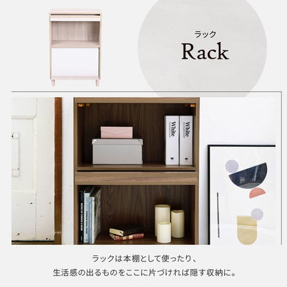 ディスプレイラックおしゃれキャビネットフラップ扉北欧サイドボード小さめリビングボードロータイプ脚付きスリムラックモダン2段幅60雑誌収納