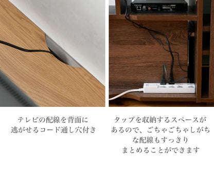 テレビ台ワイドテレビボード大型テレビ台55インチ幅150高さ50奥行40ローボードテレビラック組み合わせガラス扉引き出し収納格子フラップ扉配線収納