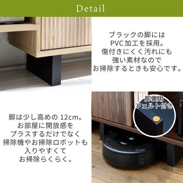 シェルフラック収納棚扉付き電話台ルーター収納和モダン収納シェルフ棚隠す収納ルーター収納ボックス扉付きシェルフナチュラルブラウン奥行30