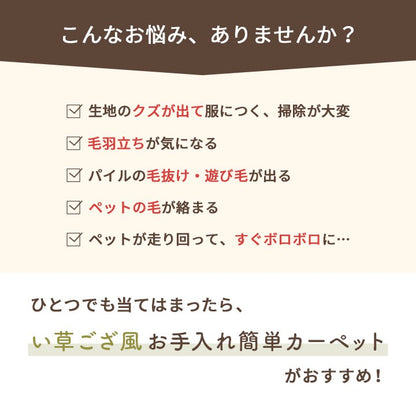 カーペットござ