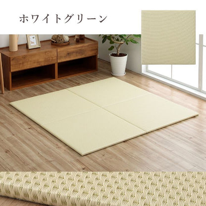 置き畳ユニット畳国産畳70×70正方形日本製フローリング滑り止めポリプロピレン防音厚手畳ユニットマット和風ござペットおしゃれ茶道賃貸リビング保護傷防止大判敷くだけずれ防止モダン