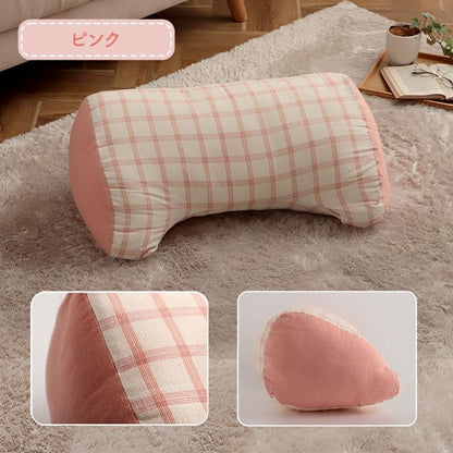 クッション背もたれ寄りかかりごろ寝コットン背当て枕厚手大きい背中あて枕代わりリラックスソファうつ伏せおしゃれ腰当てクッションかわいい読書パソコンお昼寝寝れるソファー本リビング寝