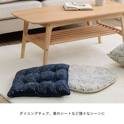 チェアパッド洗える四角クッション日本製椅子用北欧座布団滑り止めふわふわ綿厚手座る用椅子椅子用クッションスクエア国産43×41おしゃれチェアクッションシートクッションふかふか大きめ高級感