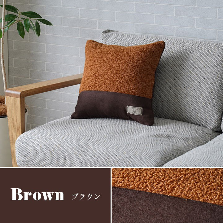 クッションソファー背もたれ枕大きい厚手43×43四角ソファふかふか寄りかかりおしゃれかわいいうつぶせ読書やわらかお昼寝ベッド柔らかいうつ伏せ腰痛椅子腰腰当て腰当てクッションごろ寝リビング床座る腰痛対策スクエアスエード調ボア