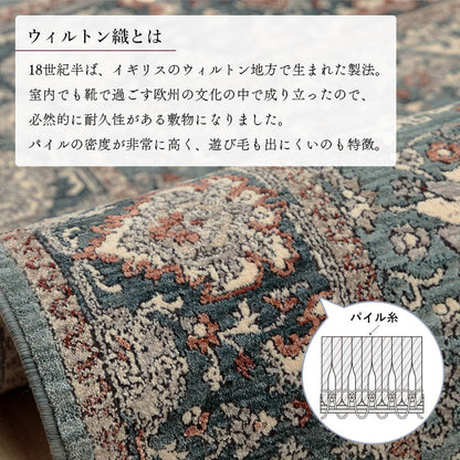 玄関マット大きめ室内6095ウィルトン織開運風水ラグウィルトン60×95トルコ高級北欧ウィルトン織り玄関マットおしゃれ屋内大判高級感北西東南かわいいウィルトン織りマットポリプロピレンエントランスマットラグマット夏冬薄型