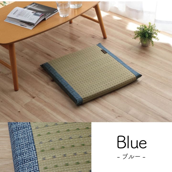 座布団クッション厚手ウレタン和風正方形床置き座る用43×43い草あぐら椅子おしゃれリビングざぶとん通気性へたらない床用一人用車客用モダン読書本体厚めかわいい夏冬長時間疲れない