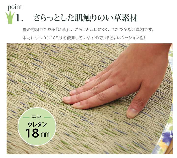 チェアパッド座布団クッション丸形40紐付き座る用椅子用おしゃれ椅子北欧子供椅子用クッション丸オフィス和風い草2個セット
