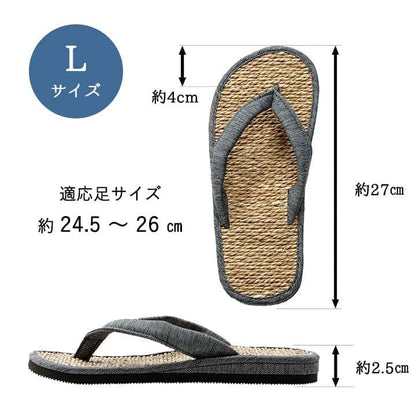 草履雪駄サンダルい草メンズ畳夏和装男和風室内外履きおしゃれevaコスプレ畳表男性用和柄普段履き痛くない大きい男物ｌサイズ痛くない夏用蒸れない丈夫室内履き幅広滑らない井草健康