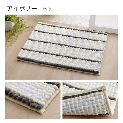 バスマット大判50×75抗菌吸水吸水足拭きマットお風呂マット大5075ふかふかもこもこ滑り止めおしゃれ北欧お風呂厚手洗える滑らない風呂マット足ふきマットシンプル清潔洗い場毎日風呂子供