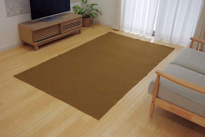 ラグカーペット2畳洗える3畳絨毯無地おしゃれラグマット洗濯防音滑り止め正方形格安シンプル140×140