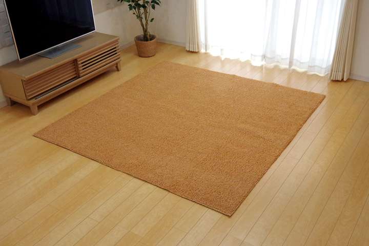 ラグカーペット2畳洗える3畳シャギー絨毯無地おしゃれラグマット洗濯防音長方形モダン格安シンプル130×185