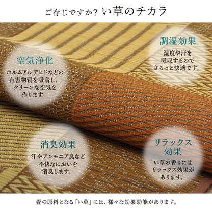 い草ラグ2畳江戸間い草カーペット国産上敷きい草カーペットラグいぐさ畳夏用日本製おしゃれ抗菌防臭サイズ二畳夏正方形ござ上敷き畳ラグマットカバー拭けるペットオールシーズン通年涼しい