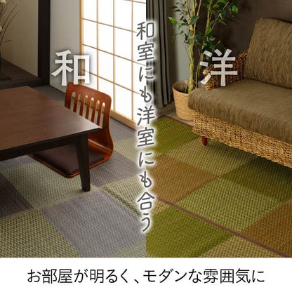 い草ラグラグいぐさ2畳江戸間裏貼りい草カーペット夏用い草カーペット上敷きクッション畳おしゃれ抗菌防臭サイズござ夏上敷き畳正方形ラグマットカバー拭けるペットオールシーズン通年涼しい