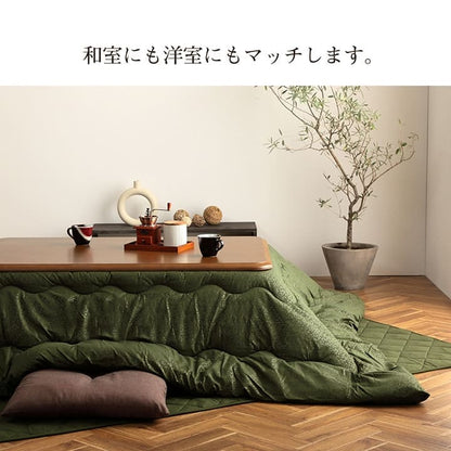 こたつ布団セットこたつ布団こたつ敷布団セット正方形敷布団190×190リーフ柄和風洗えるおしゃれコタツ布団洗濯格安キルトこたつ敷き布団北欧コタツ布団カバー布団暖かい軽いテーブル用リビング炬燵新生活コンパクトかっこいい可愛い