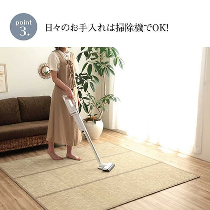 竹ラグカーペット竹バンブー3畳ラグ夏用抗菌防臭天然素材通気性涼しい夏おしゃれオールシーズン長方形無地アジアン和風拭ける180×240ひんやり冷感夏用ラグ格安下敷きシンプルリゾート薄手